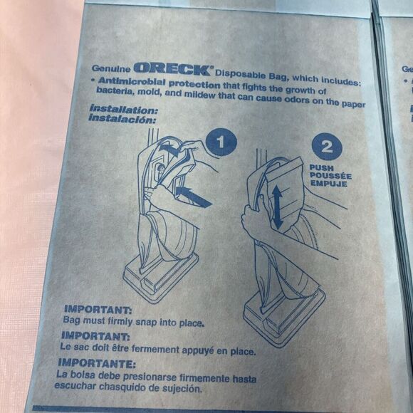 x15 Oreck XL Vacuum Disposable Bags 5 Pack Fits 2000 8000 9000 Commercial Series - Picture 2 of 6